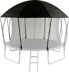 12FT Dome Trampoline Canopy Cover for Backyard Trampolines, 600D Heavy-Duty Wate