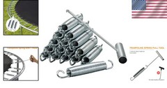 High Tensile 16 Pcs Trampoline Springs Replacement (5.5-7Inch) – Rust Resistant