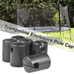 6pcs Trampoline Top Plastic End Pole Caps Net Enclosure Spare Parts Tool
