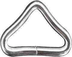 10pc Trampoline Triangle Buckle V-Ring Replacement Galvanized Steel Repair Kit