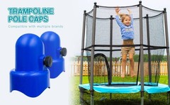Trampoline Pole Caps, 1.5 Inch Diameter Enclosure Caps With Screw Thumb, Safe…