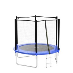 8FT 10FT 12FT 14 FT 15FT Trampoline with Safety Enclosure 8 FT Black