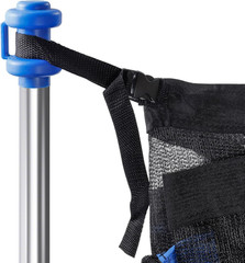 Trampoline Net Replacement with 6 Polecaps, 12Ft 14Ft 15 Ft round Frame, Durable