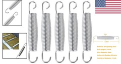 Upgrade Your Bounce with 5.5-Inch Replacement Trampoline Springs – 1/2/5 PCS