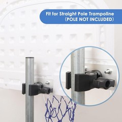 Trampoline Basketball Hoop, Teenager Basketball Hoop for Trampoline with Pump an