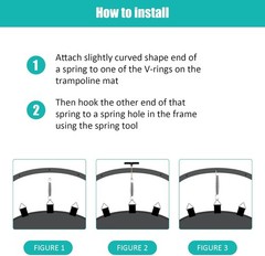 Heavy Duty 5.5-Inch Trampoline Springs – 12 Pack Stainless Steel Replacement