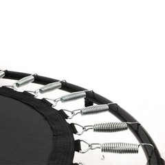HolaHatha 36 Inch Foldable Mini Trampoline Fitness Rebounder w/Adjustable Handle