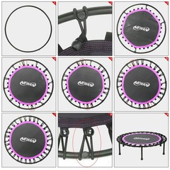 Newan 40” Silent Fitness Mini 40inch, A 40″ Round Pink (NO Handle)