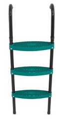 40″ Trampoline Foldable Ladder with 3 Green Steps – Universal Accessory Kit