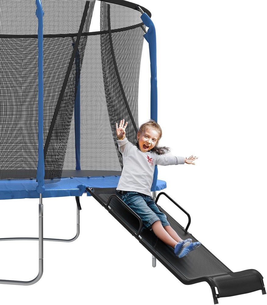 Universal Trampoline Slide 60″ * 20″ Slide with 2 Iron Plasticized Handles