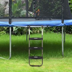 Trampoline Ladder 3-Step Trampoline Steps with Horizontal Wide Steps