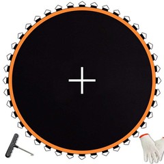 JumpTastic Trampoline Mat Fits14FT Trampoline Frame with 72 Pcs V-Ring Using …