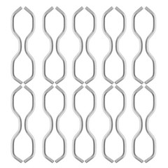 20Pcs Durable Trampoline Connector Parts Spring Buckle Clips for Outdoor Jumping