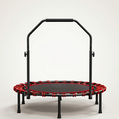 40inch Foldable Trampoline with Handle Premium Elastic Mini Rebounder Fitness