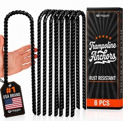 ® 12 Inch Trampoline Anchors, Trampoline Stakes, Ground Stakes Heavy Duty, Gr…