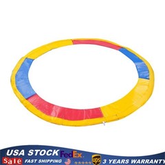 8FT Trampoline Replacement Safety Pad Foldable Trampoline Cover Multi-color