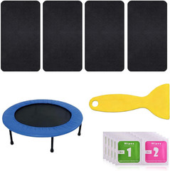 Self-Adhesive Trampoline Patch Repair Kit, 4 Rectangular Trampoline Repairing Te