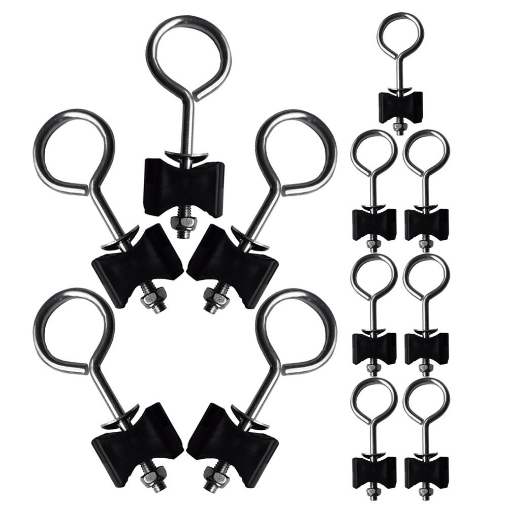 12Pcs Black Metal Sheeting Screws for Trampoline Assembly and Repair Accessories