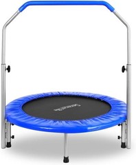 Updated Portable & Foldable Trampoline 40″ in-Home Mini Rebounder W/ Adjustable
