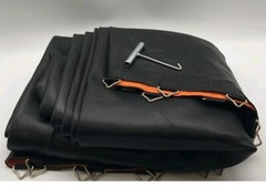 Jumpfly Replacement Trampoline Mat 16 ft Orange Mat And Tool Only.No other Acces