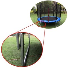 3Pcs Trampoline Screw Galvanized Steel Trampoline Jumping Bed Carriage Screw Nut