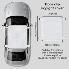 SEAMETAL Car Sunroof Shade Cover Sunscreen Waterproof Ice Snow Protection Sun Pr