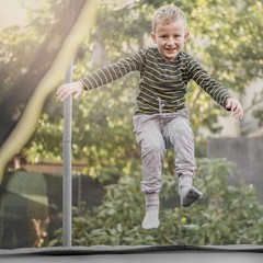 Trampoline Safety Net w/Adjustable Straps, 8 10 12 14 15 16Ft Weather-Resista…