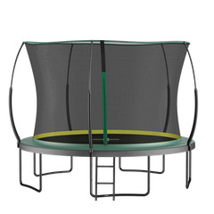 12ft Springfree No Gap Trampoline with Safety Net – Green