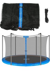 Trampoline Replacement Safety Enclosure Net for 6 Straight Poles Round Frame …