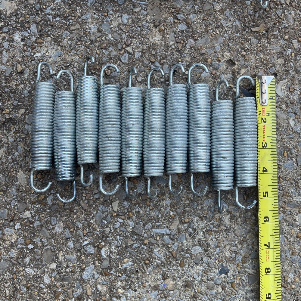 10 Pack 5.5″ Trampoline Springs Heavy Duty Galvanized Steel Replacement Used