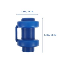 10Pcs Durable Trampoline Plastic Tube Caps Blue Pole Tops Replacement