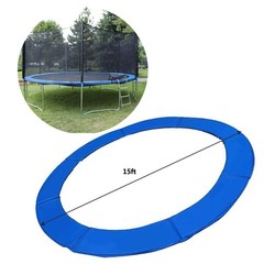 Safety Pad Spring Round Frame Pad Cover Replacement for 12FT Trampoline Blue