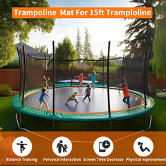 Trampoline Mat Replacement-Fits 15Ft Trampline Frame with 96/108 Rings for Choos
