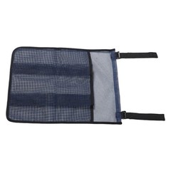 2Pcs Durable Mesh Trampoline Shoe Bags with Adjustable Straps Outdoor Blue