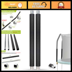 Trampoline Replacement Poles – Galvanized Enclosure for 8ft, 10ft, 12ft, 14ft
