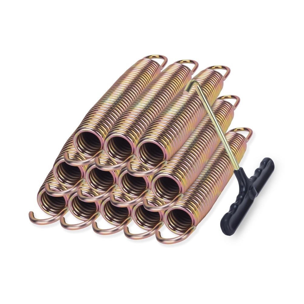 Trampoline Springs 3.5″ to 8.5″ Galvanized Steel Heavy Duty High Tensile Univ…
