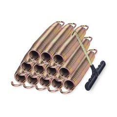 Trampoline Springs 3.5″ to 8.5″ Galvanized Steel Heavy Duty High Tensile Univ…
