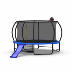 Universal Plastic Trampoline Slide Blue for children 3+ years old