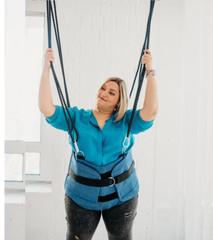 Jumper for adults. Inclusive Movement jumper straps for kids and adults with CP