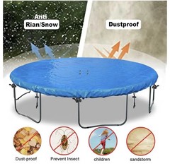 Trampoline Cover- 10Ft Trampoline Protective Cover, Easy to Install (Blue)