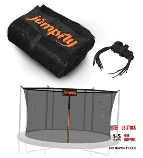 10/12/14FT Trampoline Net(Net Only),Trampoline 10FT Frame fits 8 Pole