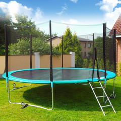 Ground Anchors Screw in 16Pcs, Trampoline Stakes Anchors with Straps Resistant H