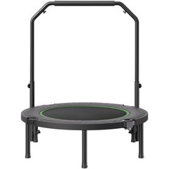 36 – 54.5″ Foldable Mini Fitness Trampoline Adults Exercise Rebounder