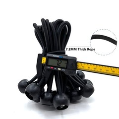 16PCS Mini Trampoline Bungee Cord Replacement 7 Inch Fitness Trampoline Ball …