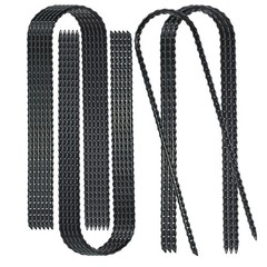 10-Inch Trampoline Stakes Heavy Duty U Shaped Rebar Ground Stakes Anchors 24pcs