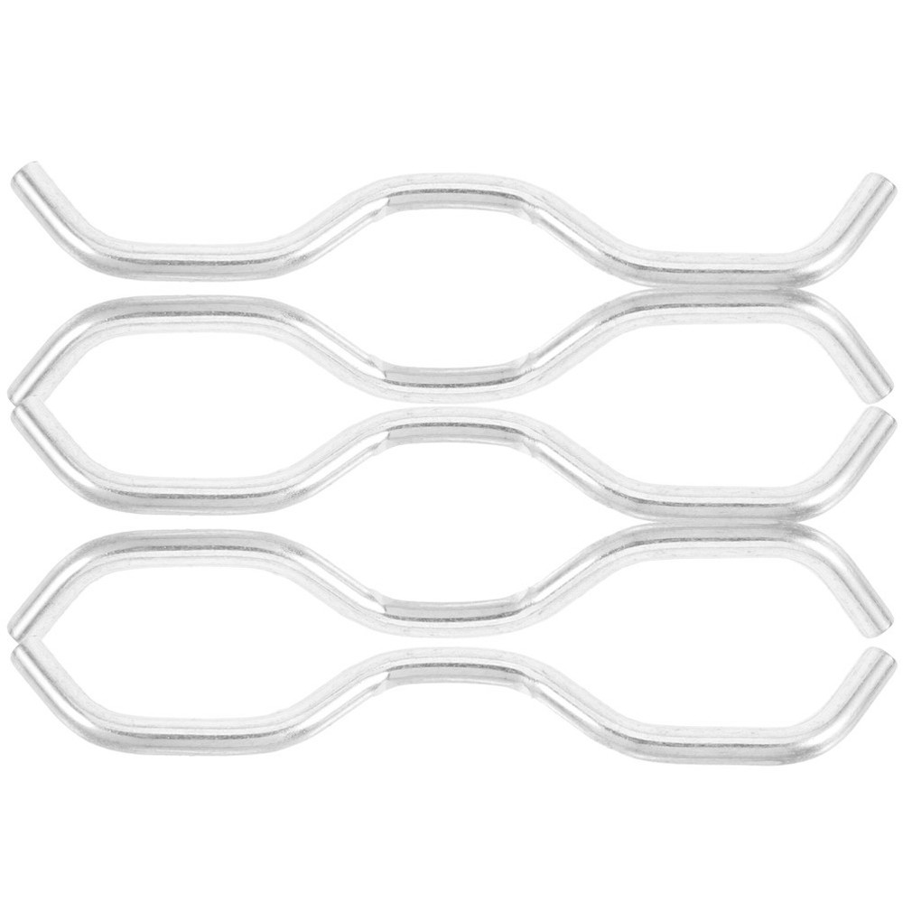 5Pcs Portable Trampoline Connectors Durable Metal Replacement Buckles Silver