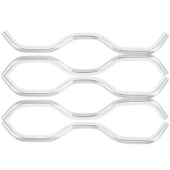 5Pcs Portable Trampoline Connectors Durable Metal Replacement Buckles Silver