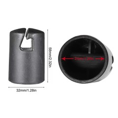 6pcs Trampoline Top Plastic End Pole Caps Net Enclosure Spare Parts Tool