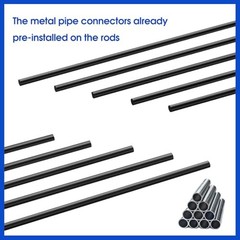 Universal Trampoline Fiber Glass Rods to Replace The For 15FT Trampoline Frame