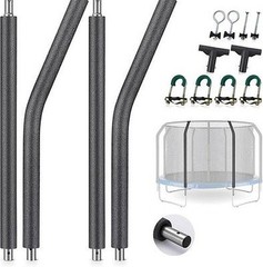TOBWOLF 2 Sets Trampoline Replacement Poles Universal 8-16FT 1.65″ #R035